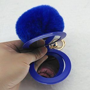 Real Rex Fur  Keychain Mirror